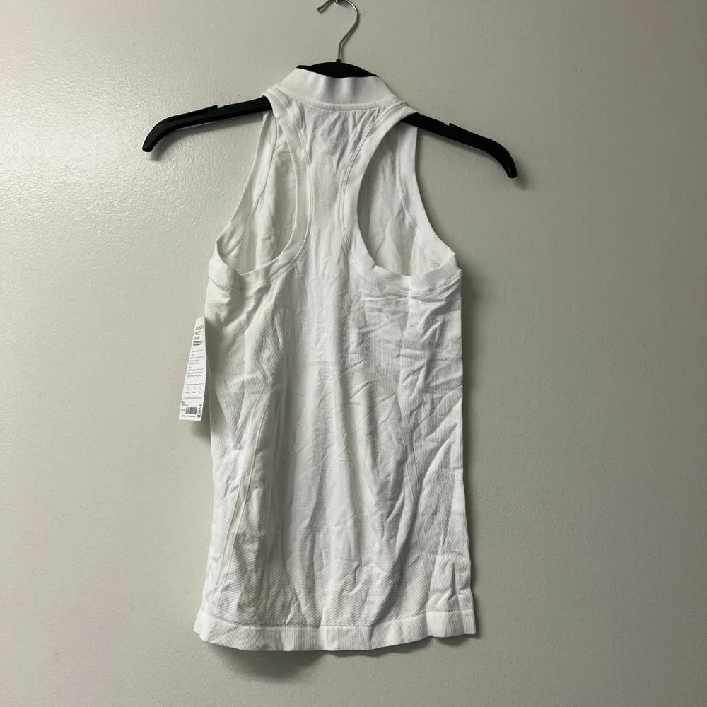 Athleta Momentum Seamless Polo Tank ( Bright White ) NWT‎